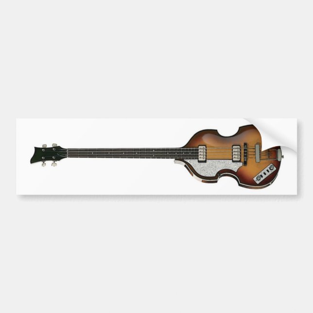 LEFTY VIOLIN BASS bumper sticker (Front)