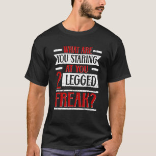 Leg Amputee Awareness Amputation Support Wheelchai T-Shirt