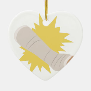 Leg Cast Ceramic Tree Decoration