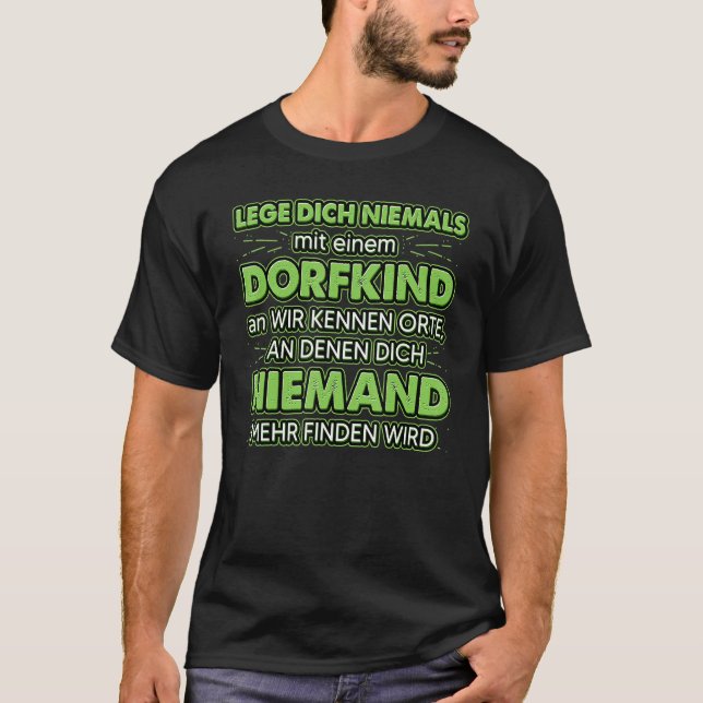 Leg Dich Niemal Mit Einer Villfkind An Geschenk Vi T-Shirt (Front)
