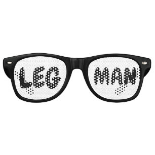 LEG MAN FUNNY PARTY SUNGLASSES
