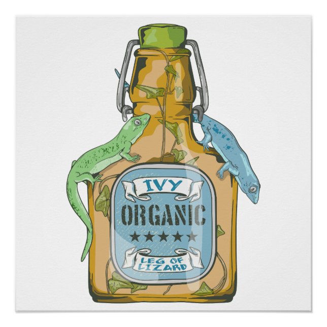 Leg Of Lizard Macbeth Witches Spell Poster (Front)