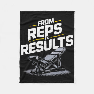 Leg Press Exercise Bodybuilding Fitness Workout Gy Fleece Blanket