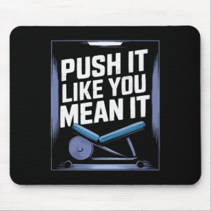 Leg Press Exercise Bodybuilding Fitness Workout Gy Mouse Pad