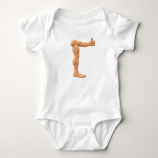 Leg-Shoulders Baby Bodysuit