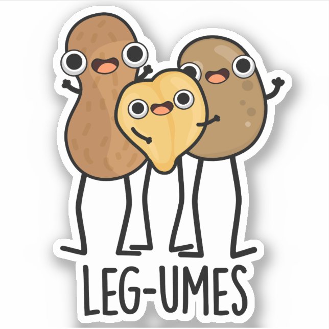 Leg-umes Funny Legume Pun  (Front)