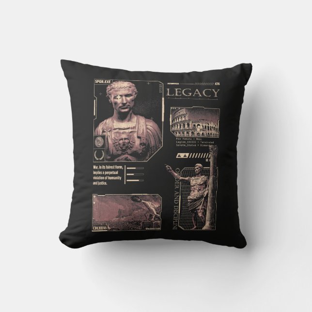 Legacy - Brutalist Design Cushion (Front)
