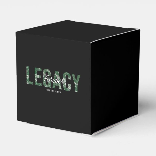 Legacy Forever Motivational Quote Art Favour Box (Back Side)