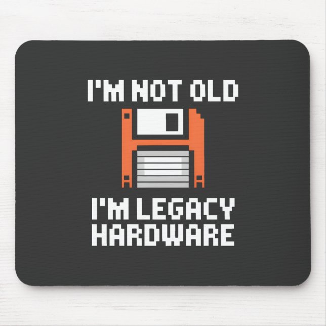 Legacy Hardware Retro 8-Bit Computer Desk Mouse Pad (Front)