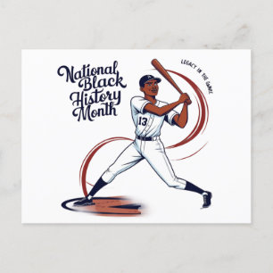 Legacy in the Game: Celebrating Black History Postcard