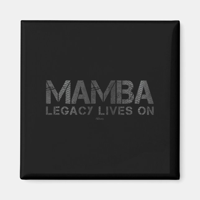 Legacy Lives On Basketball Court Legend Motivation Magnet (Front)