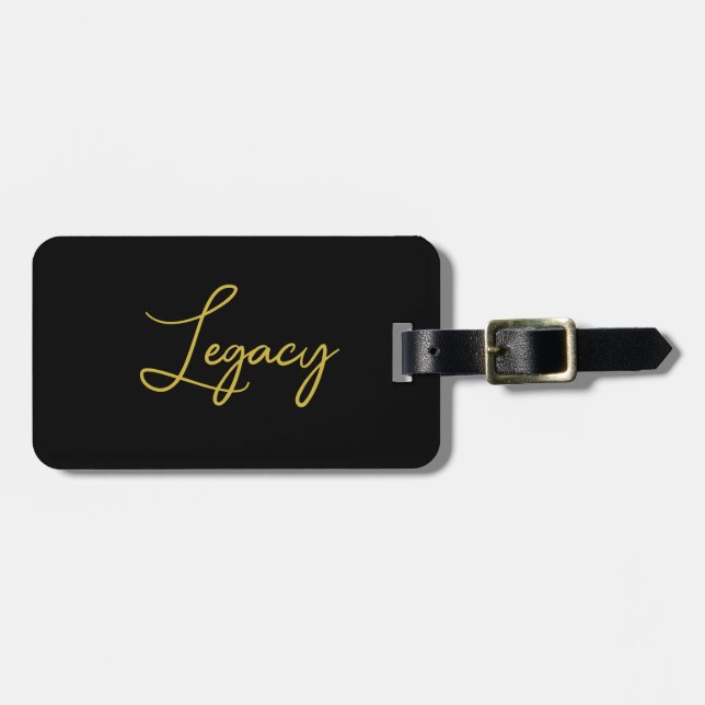 Legacy Luggage Tag  (Front Horizontal)