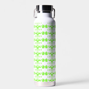 Legacy Minimalist Gym Design – Neon Green Fitness Water Bottle