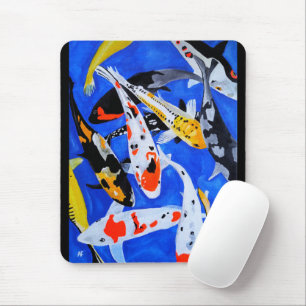 Legacy of the Japanese Koi Painting by Alfred Fox Mouse Pad