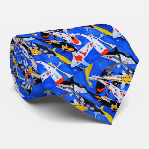 Legacy of the Japanese Koi Painting by Alfred Fox Tie