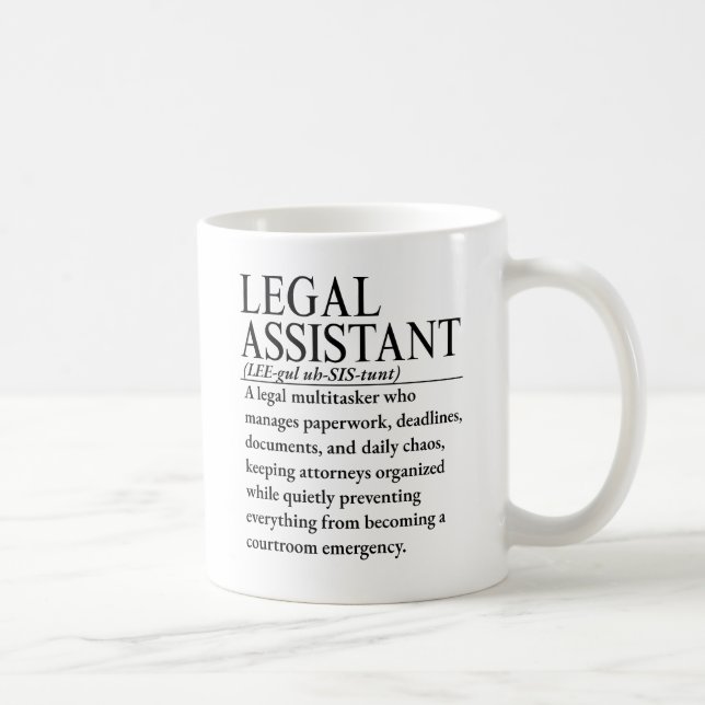 Legal Assistant Coffee Mug (Right)