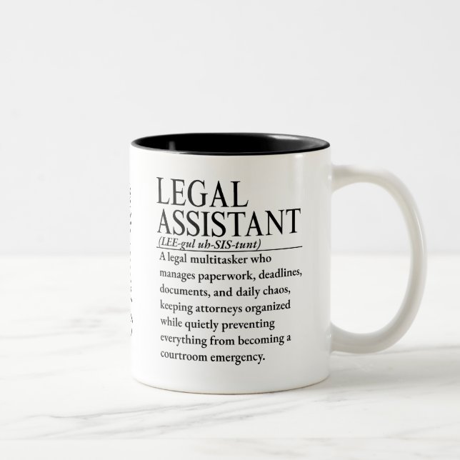 Legal Assistant Two-Tone Coffee Mug (Right)