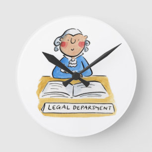 Legal Department Round Clock