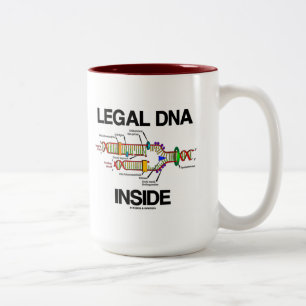 Legal DNA Inside (DNA Replication) Two-Tone Coffee Mug