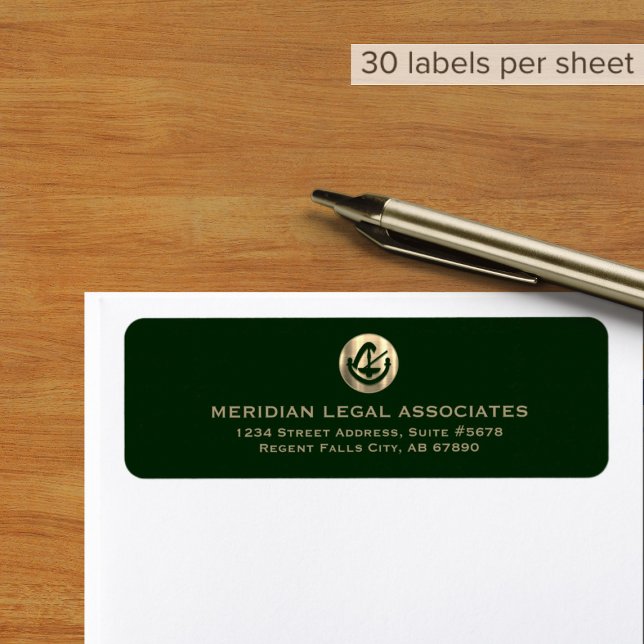 Legal Emblem Return Address Label (Creator Uploaded)