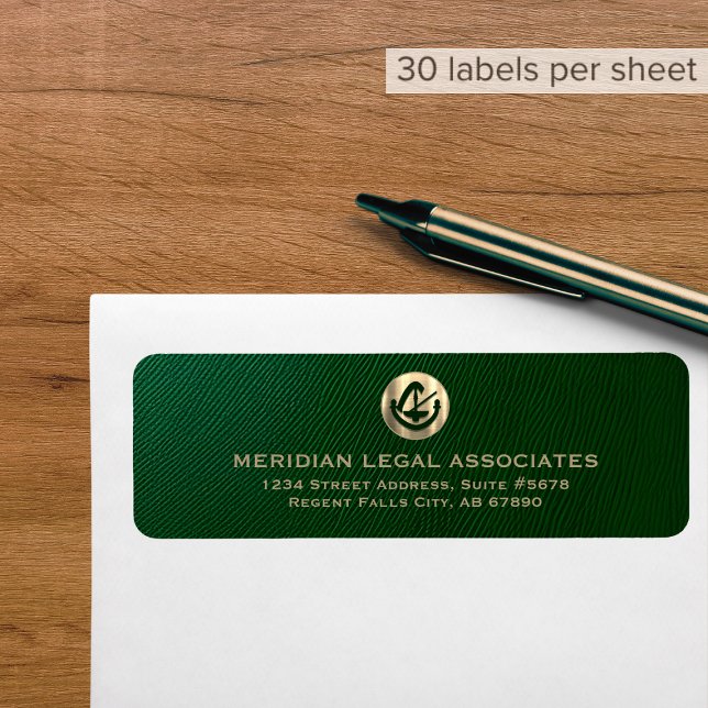 Legal Emblem Return Address Label (Creator Uploaded)