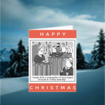 Legal Lawyers Funny Courtroom Happy Christmas