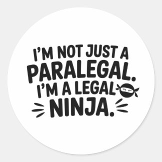 Legal Ninja Paralegal Sticker | Decal
