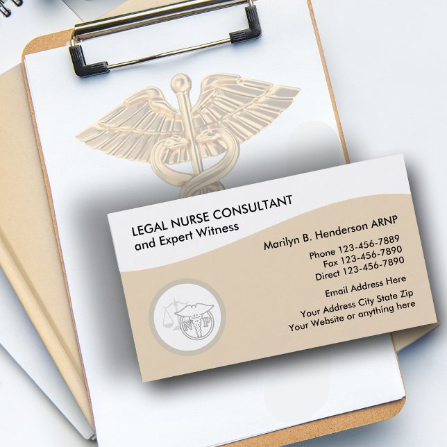 Legal Nurse Practitioner Business Card (Creator Uploaded)