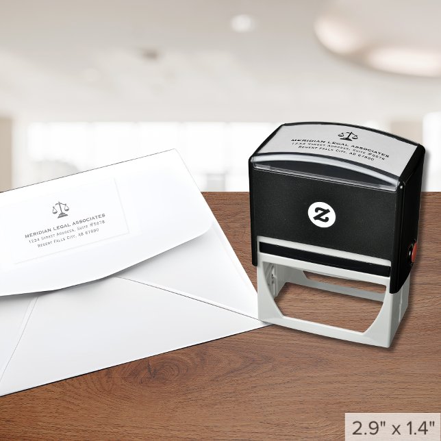 Legal Office Scales of Justice Self-Inking Stamp (Creator Uploaded)