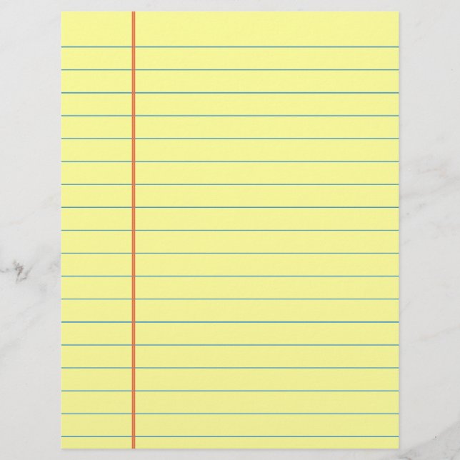 Legal Pad Pattern (Front)