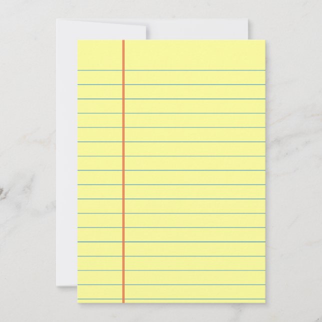 Legal Pad Pattern (Front)