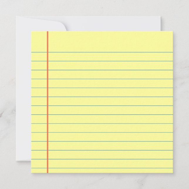 Legal Pad Pattern (Front)