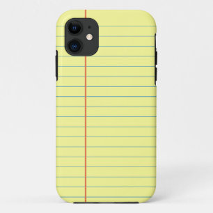Legal Pad Pattern iPhone 11 Case