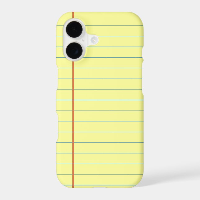 Legal Pad Pattern Case-Mate iPhone Case (Back)