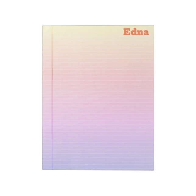 Legal Pad Rainbow Gradient (Rotated)