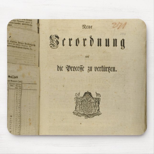 Legal Procedure of 1776 Mouse Pad (Front)