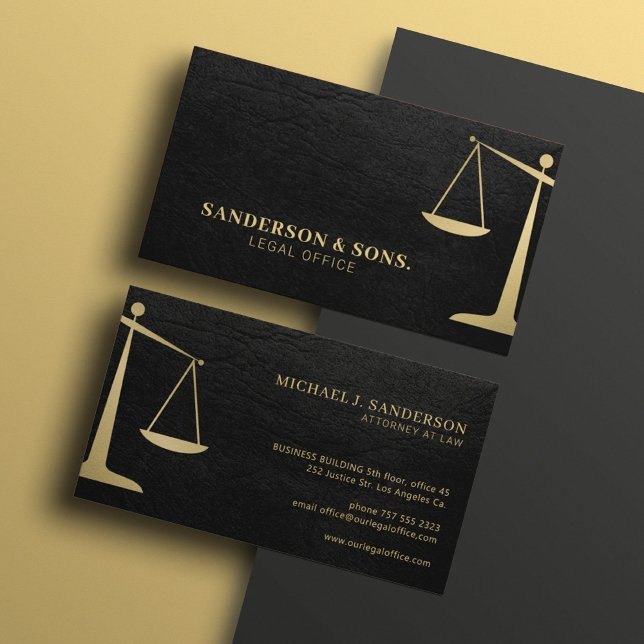 Legal professional attorney at law  business card (Creator Uploaded)