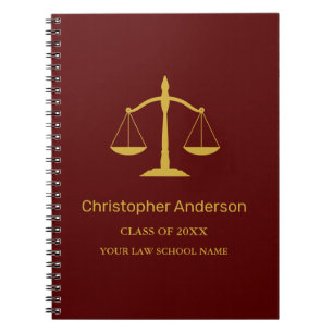 Legal Professional Graduation Notebook