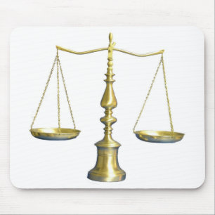 Legal Scales Mousepad