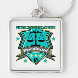 Legal World's Greatest Paralegal Key Ring