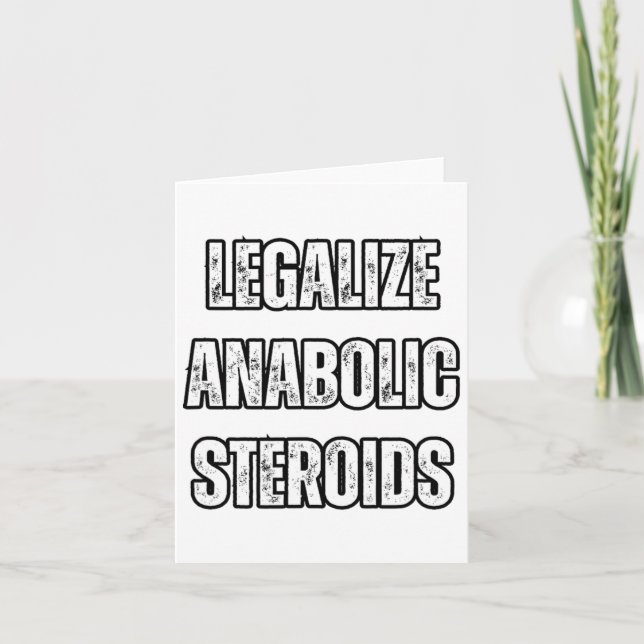 Legalise Anabolic Steroid Gym Bodybuilding In Tren Card (Front)