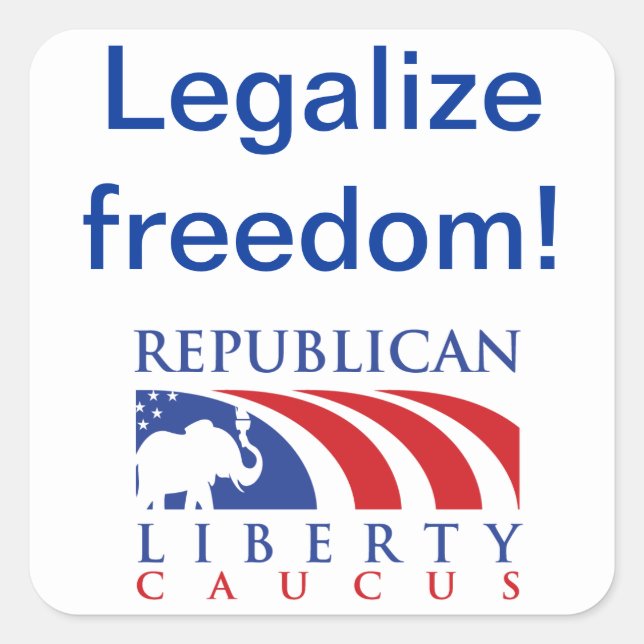 Legalise Freedom RLC stickers (Front)