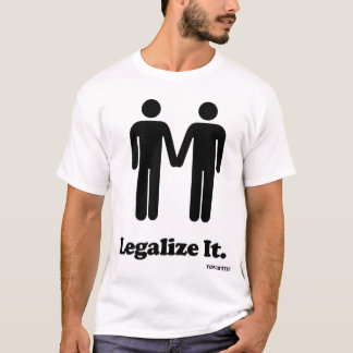 Legalise Gay Men Marriage T-Shirt