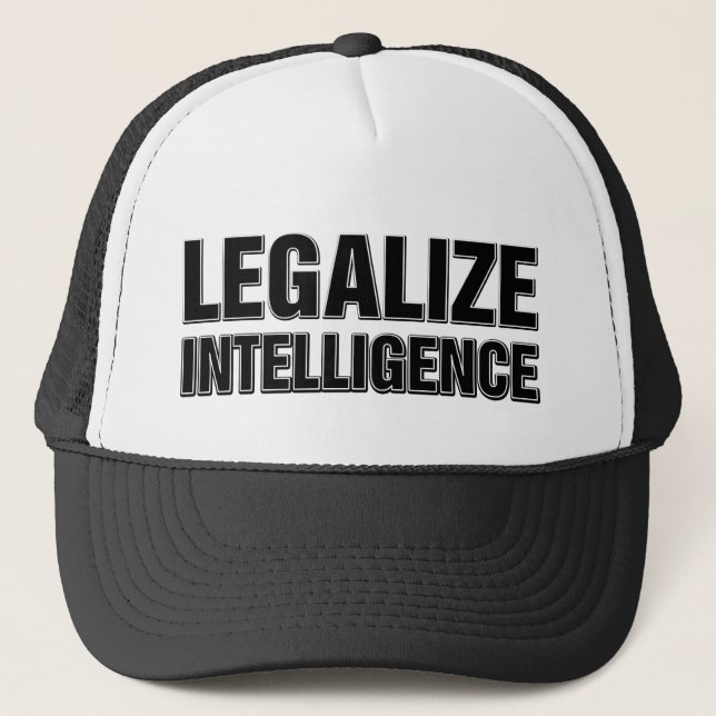 Legalise Intelligence Trucker Hat (Front)