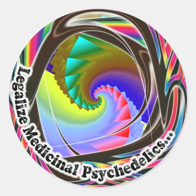 Legalise Medicinal Psychedelics Sticker (Front)