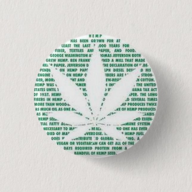 Legalize It 3 Cm Round Badge (Front)