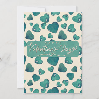 legant Watercolor Valentine's Day Card