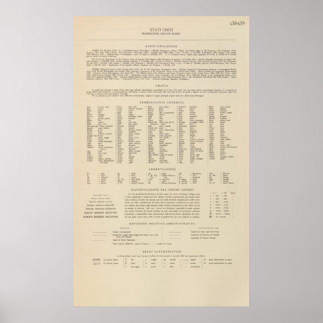 Legend 13839 Wash, Ore, Ida Poster (Front)