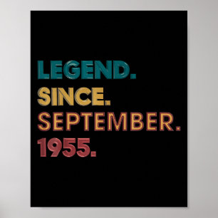 Legend 1955 70th Birthday Gifts For Men Women 70 Y Poster