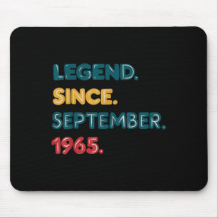 Legend 1965 60th Birthday Gifts For Men Women 60 Y Mouse Pad